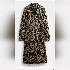Coach leopard trench coat